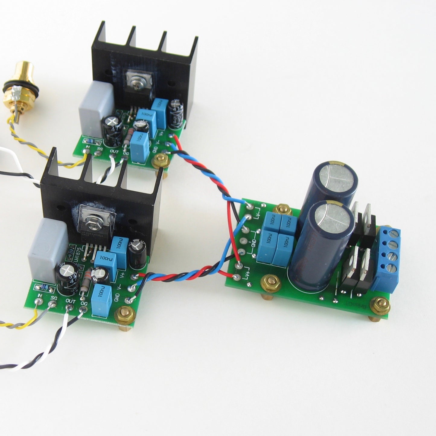 LM1875 Amplifier and Power Supply Board Set