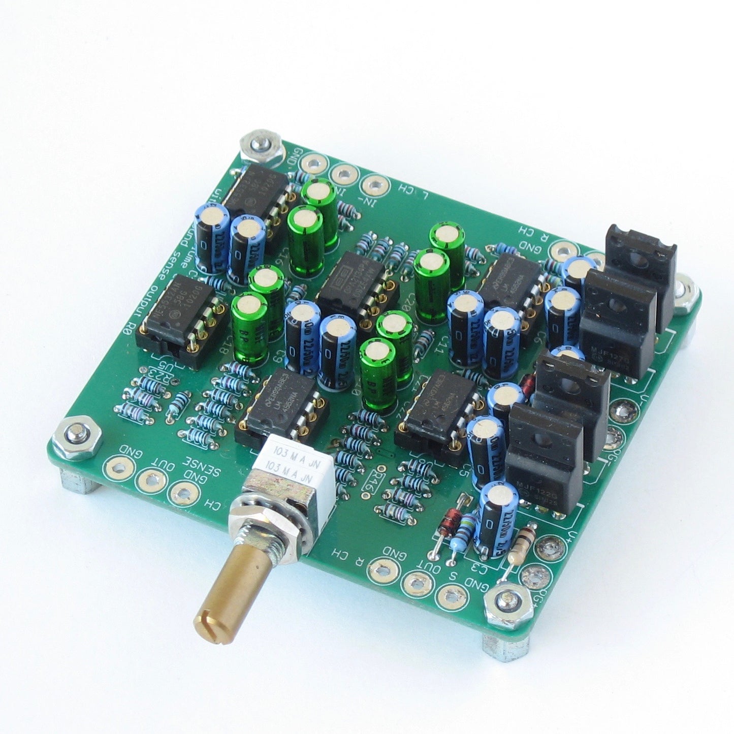 Balanced Volume Control Board with Ground Sensing Output